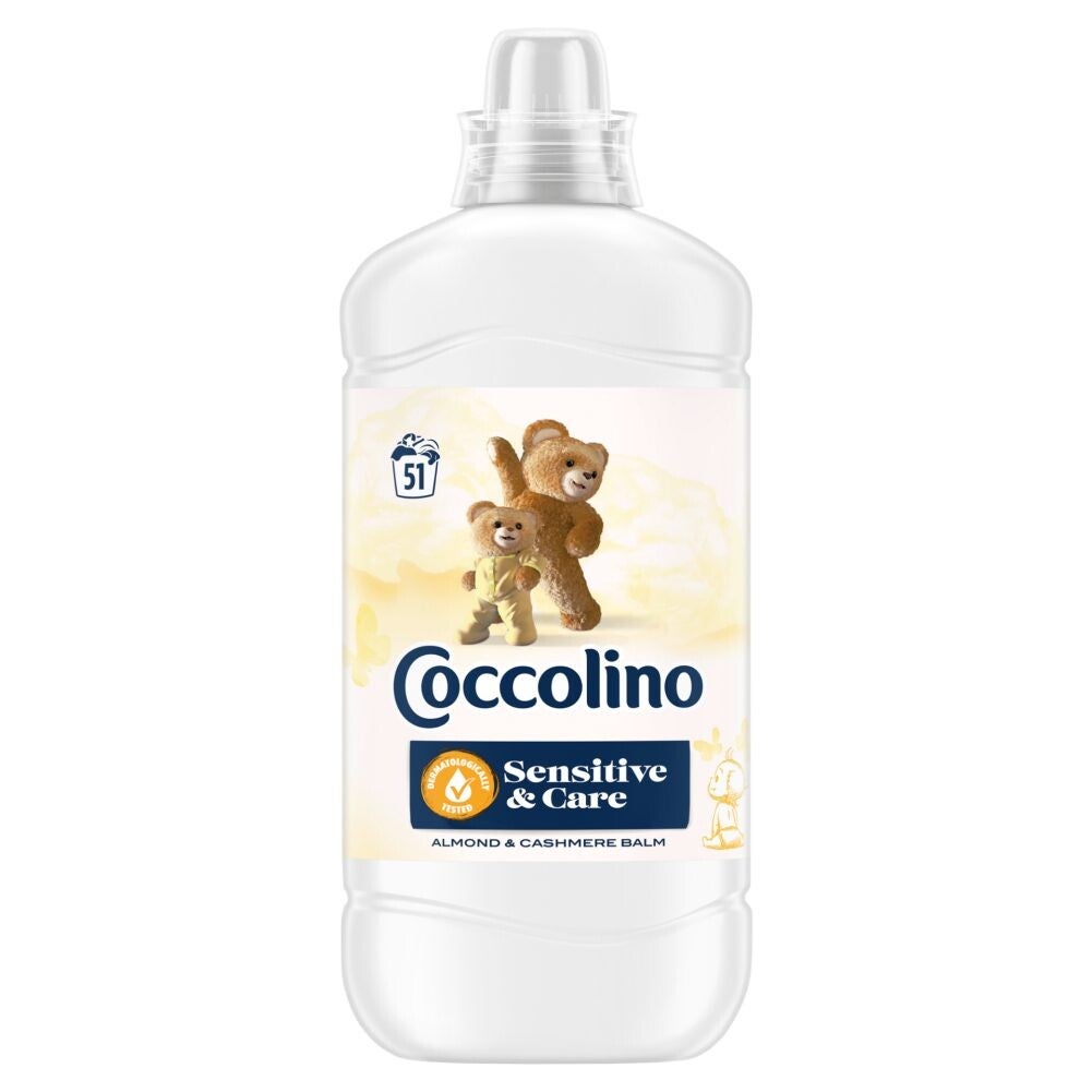 Coccolino Sensitive&Care Almond & Cashmere Balm öblítőkoncentrátum 51 mosás 1275ml
