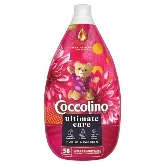 Coccolino Ultimate Care Fuchsia Passion ultrakoncentrált öblítő 58 mosás 870ml
