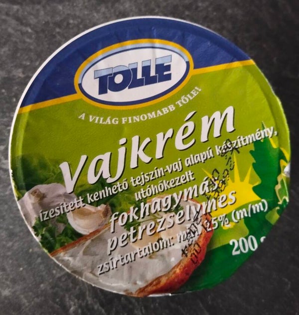 vajkrém 200g petrezselymes-fokhagymás
