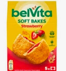 Belvita Soft Bakes epres töltelékkel 250g
