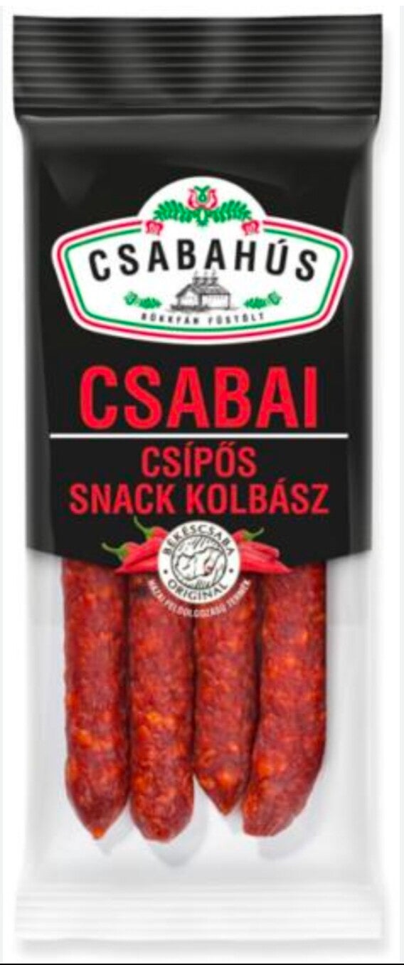 Csabai Snack kolbász csípös 100g
