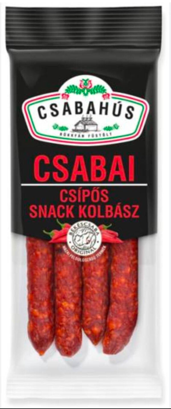 Csabai Snack kolbász csípös 100g