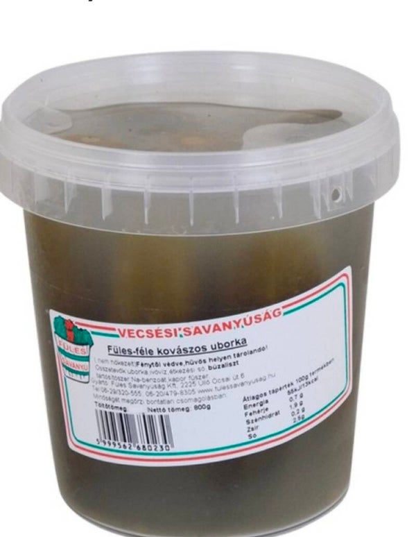 Füles kovászos uborka400g