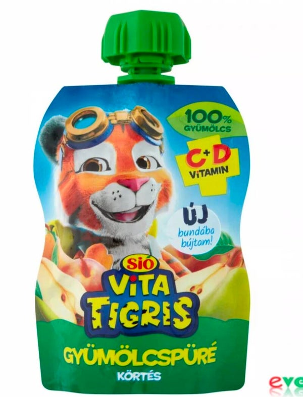 Sió Vitatigris PÜRÉ körte 100g