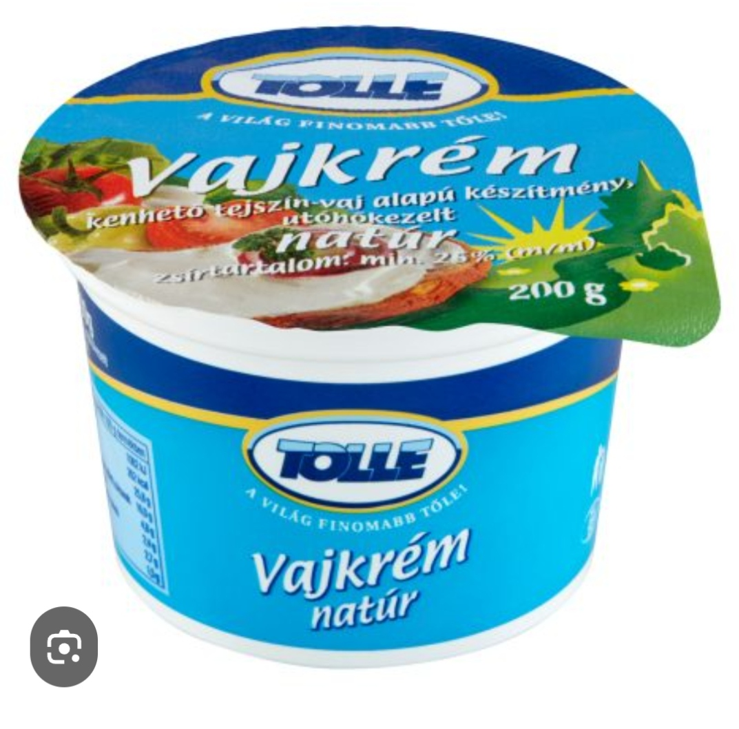 Tolle Vajkrém natúr 200g