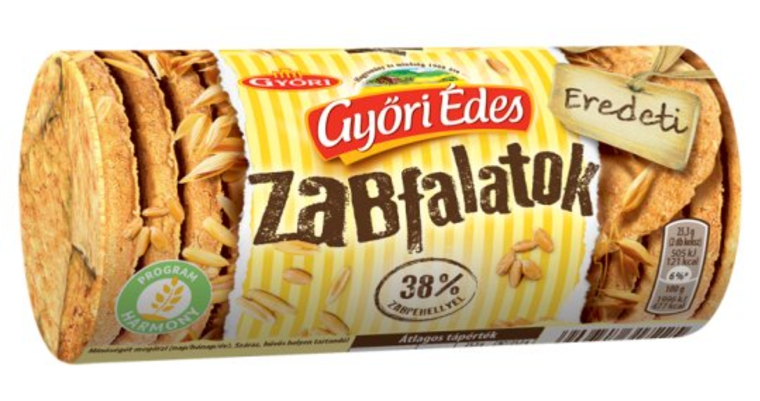Győri Édes Zabfalatok 215g