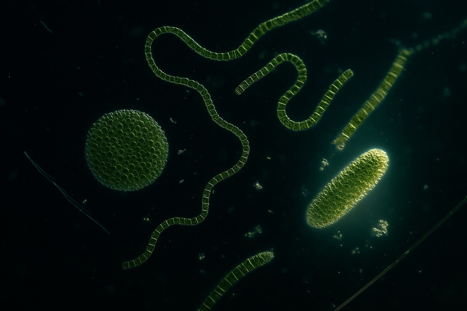 Microscope view