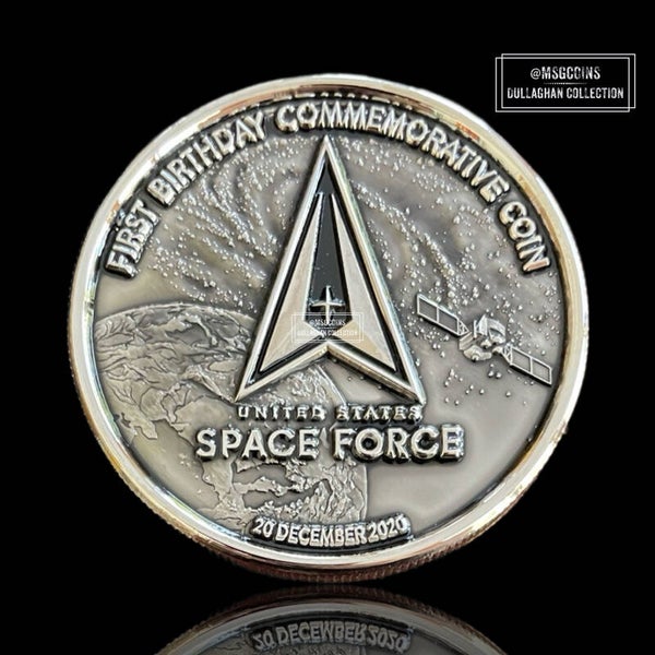 First Birthday US Space Force coin