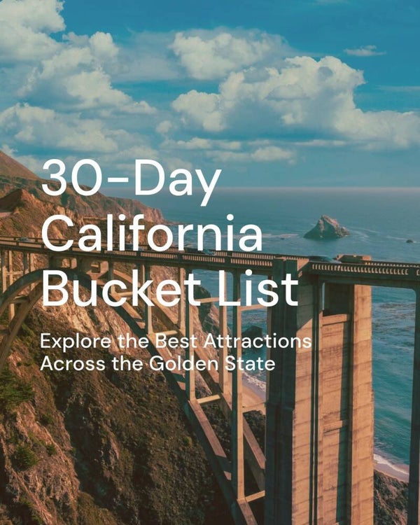 30- Day California Bucket List