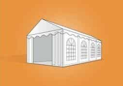 Premium PVC tent 3x8m