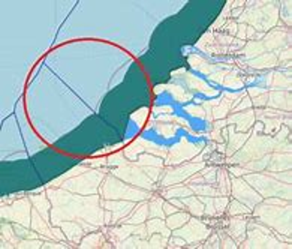 Natural connectivity between Belgium and the Netherlands