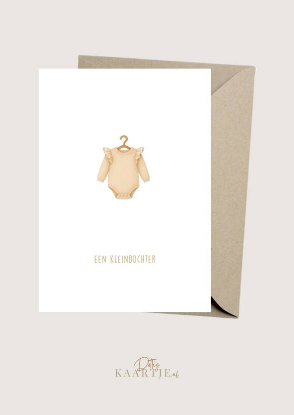 Wenskaart - een kleindochter