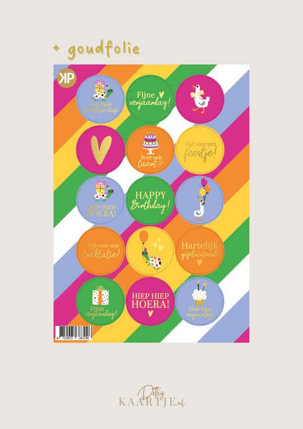 A5 stickervel