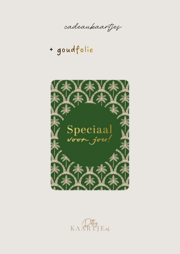 Cadeaukaartje  |  speciaal voor jou