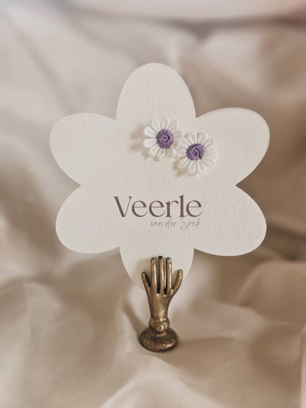 Bloemkaartje - echte bloemetjes