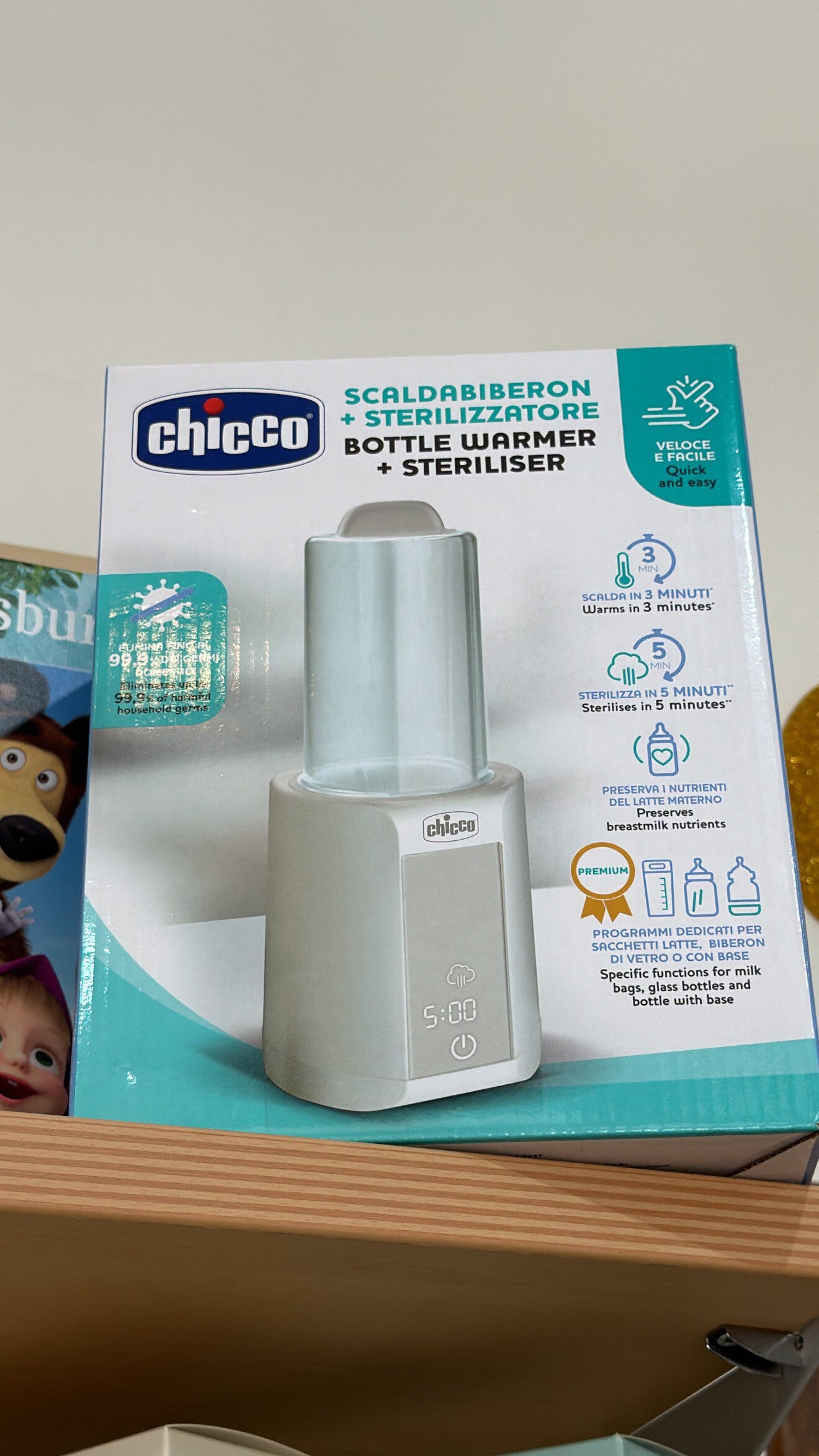 Sterilizzatore e scalda biberon Chicco