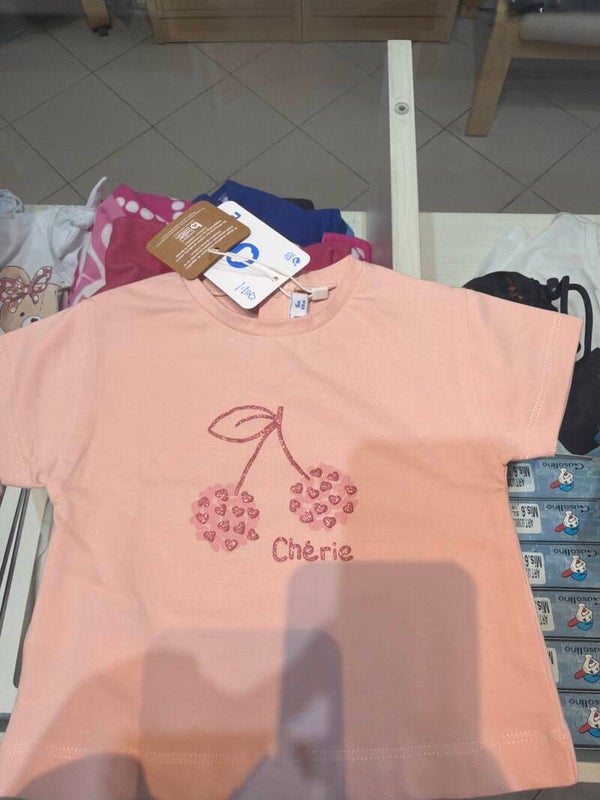 Maglia maniche corte ciliege