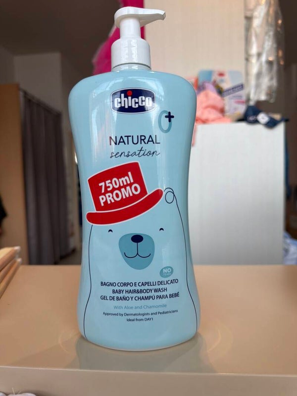 Bagno corpo e capelli delicato