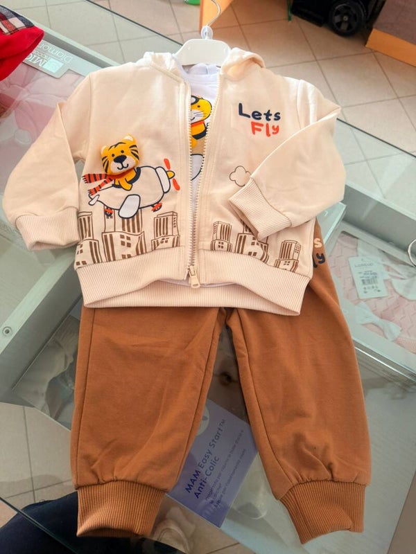 tuta leone asilo 3 pezzi