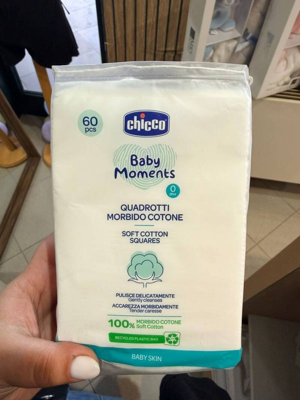 quadrati cottone chicco