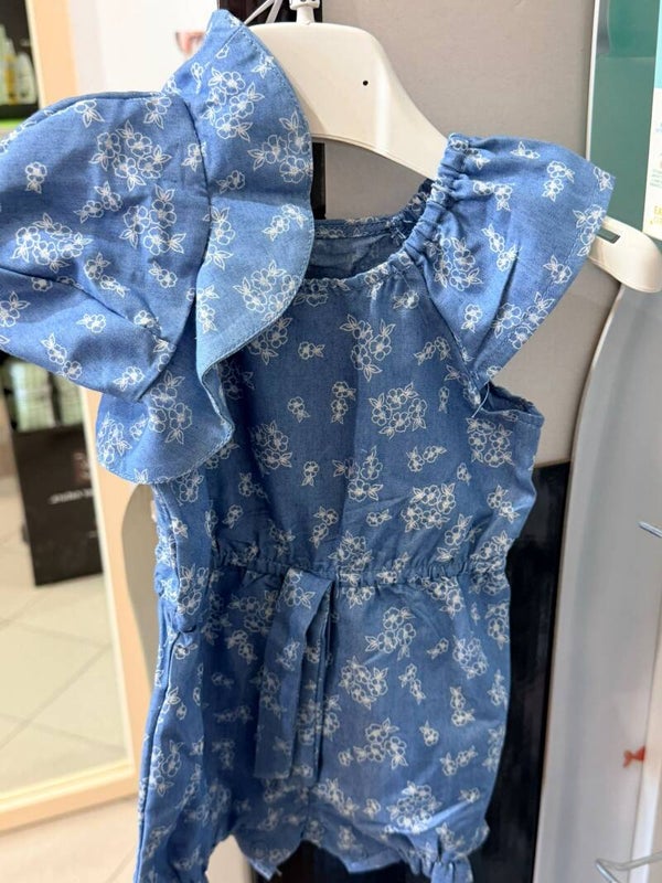 pagliacetto simil jeans + capello