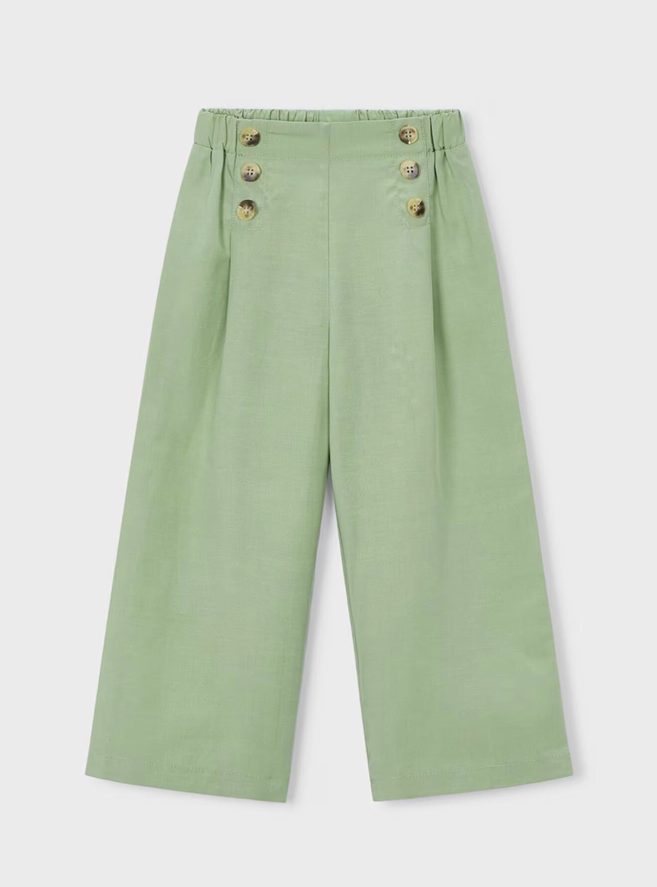 Pantalone lino verde