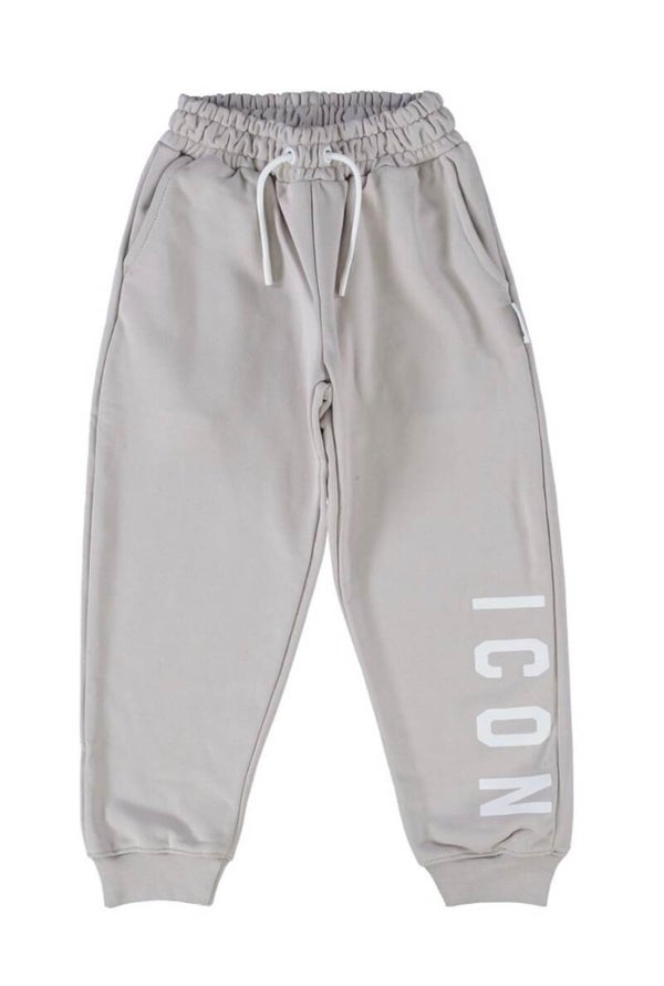 Pantalone tuta tortora