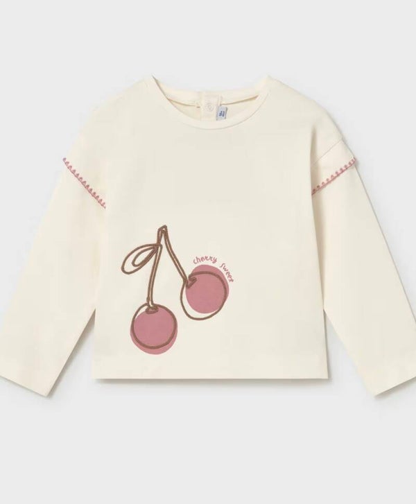 Maglia baby ciliege