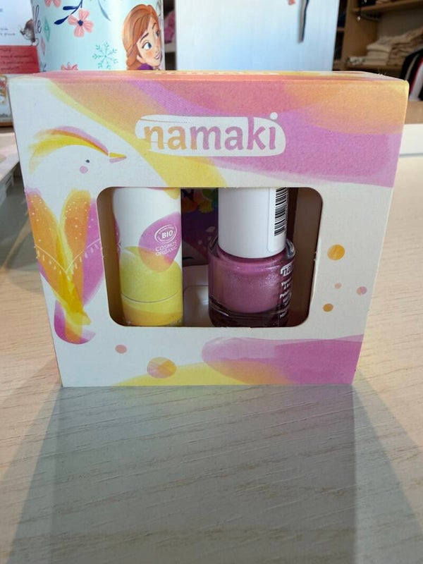Set lip balm smalto e specchietto