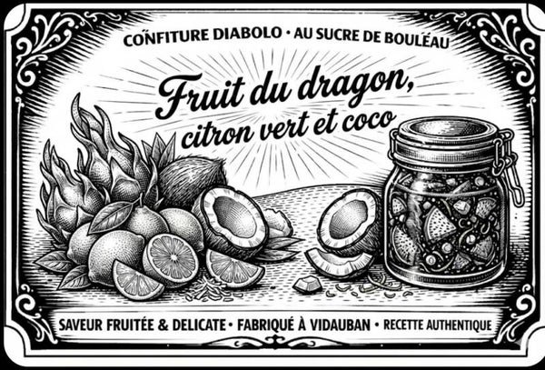 Fruit du dragon  citron vert coco