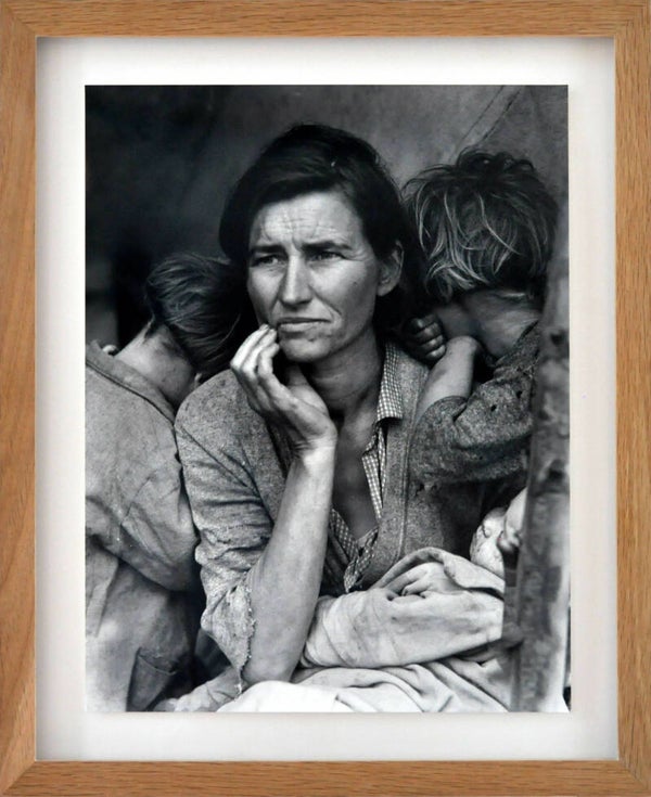 "migrant mother" by Dorothea Lange 1936