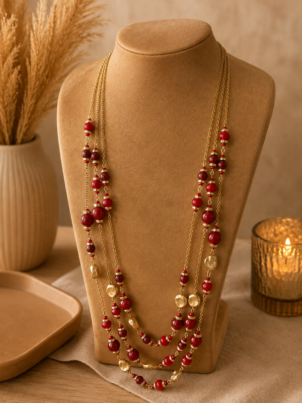 Collana Donna - Rosso d’Oro