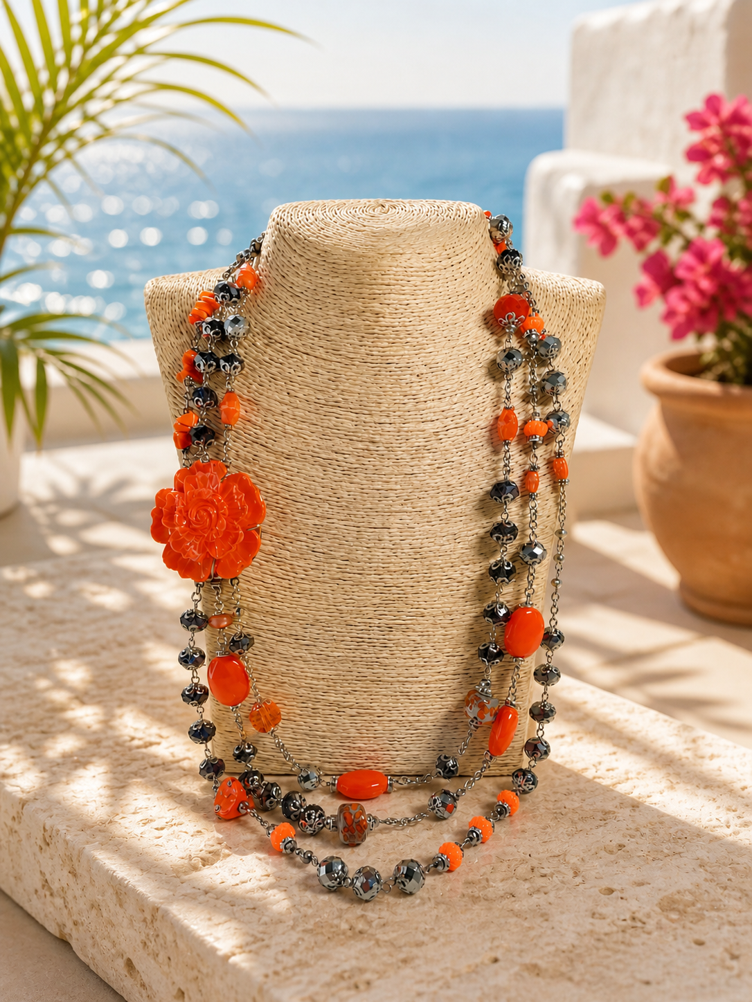 Collana Capri - Fiore di Corallo