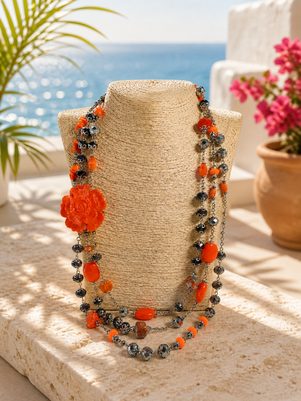 Collana Capri - Fiore di Corallo
