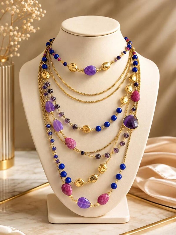 Collana Aurora Viola