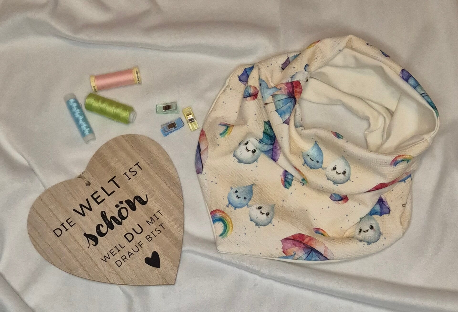 KU 45-48 / 57-60 Halswärmer "happy raindrops"