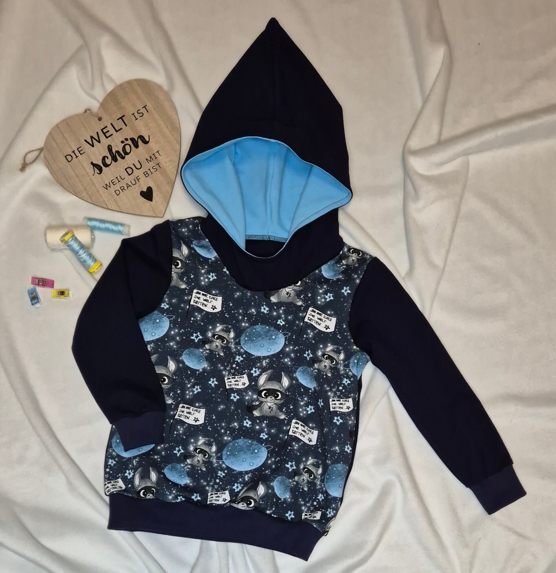 Gr. 98 Weltenretterpulli