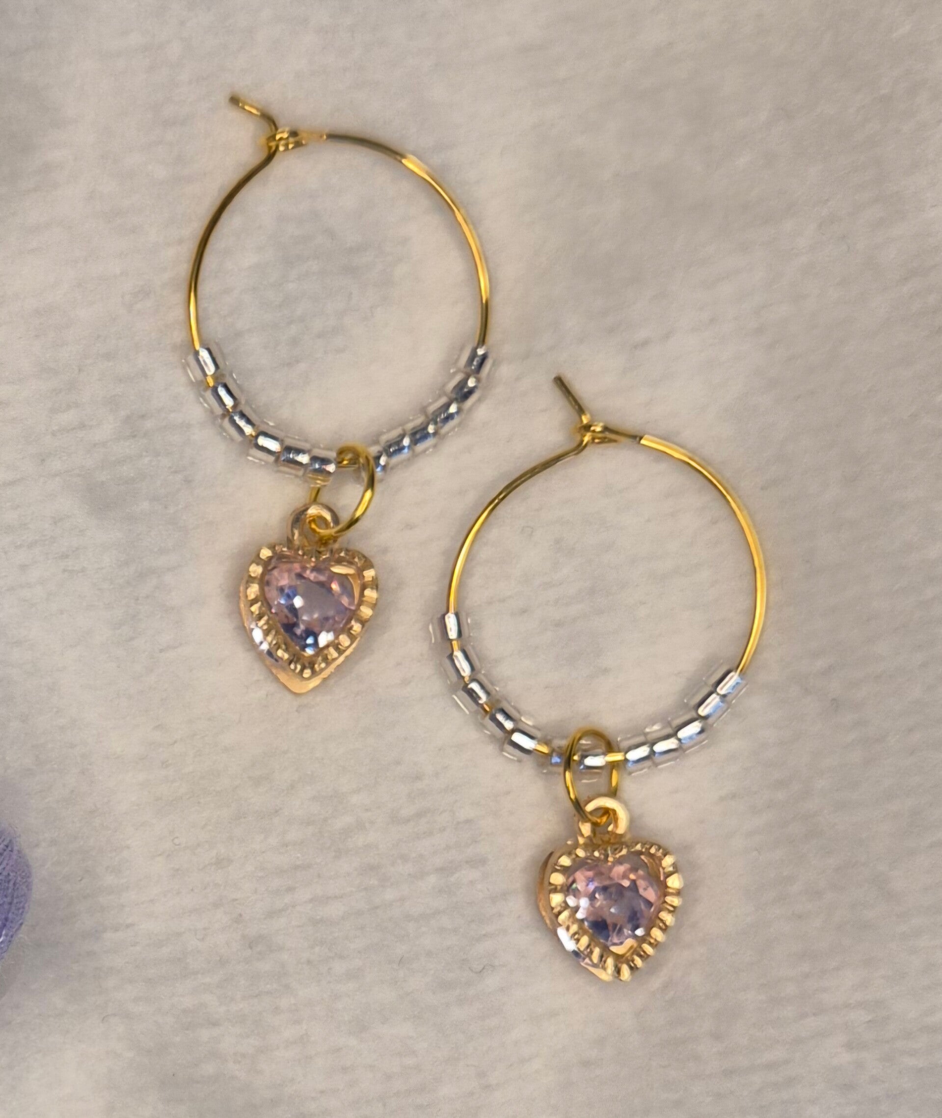 Glasanhänger funkelnde Liebe