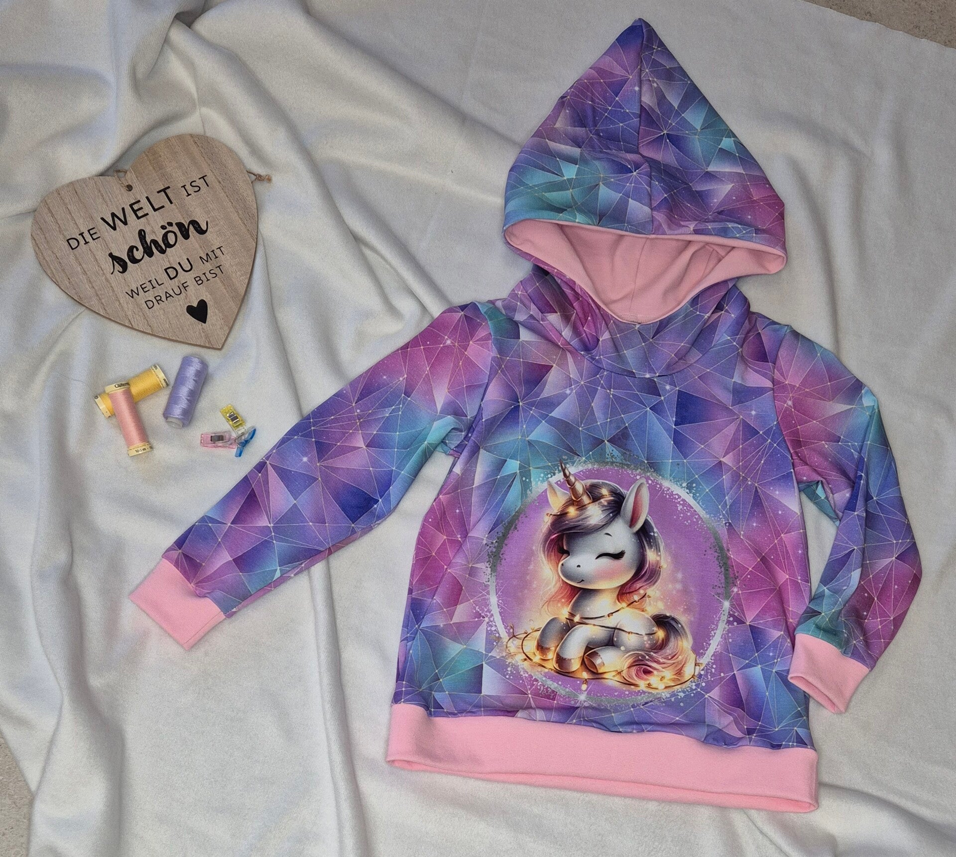 Gr. 104 Lichterketten Einhorn