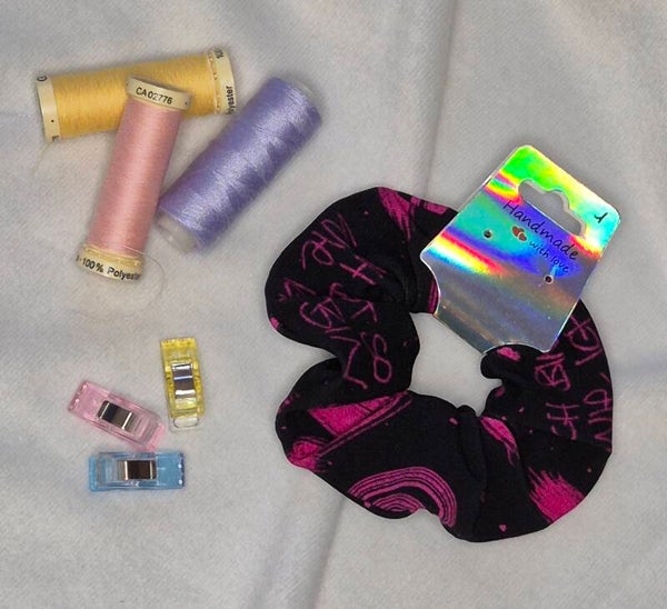 Scrunchie Mut in pink