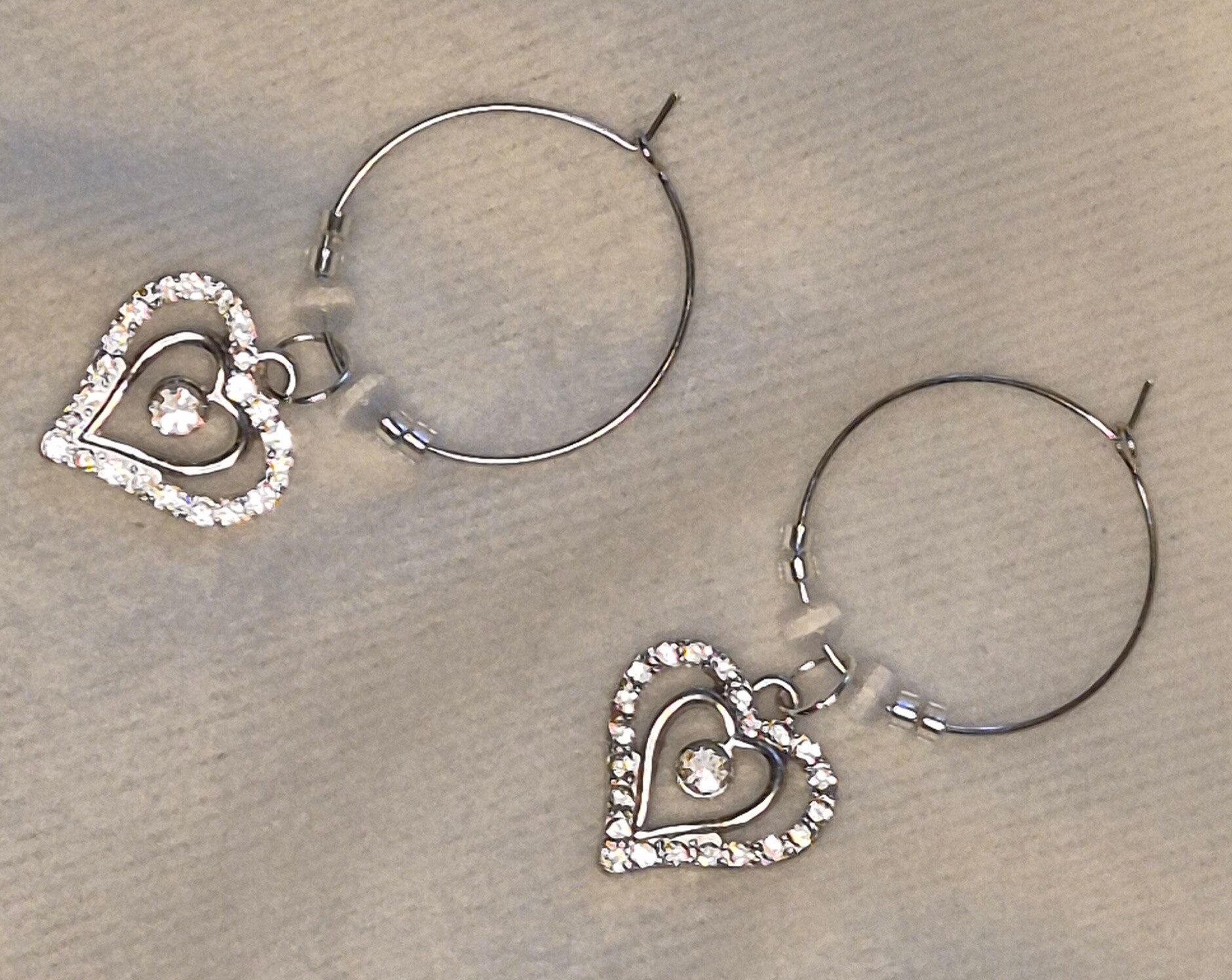 Glasanhänger white love