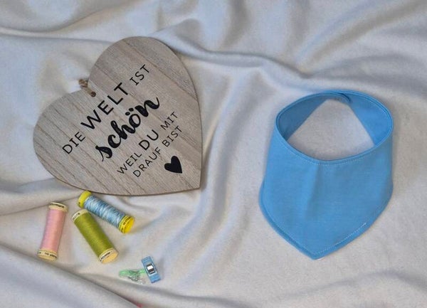 Babyhalstuch himmelblau