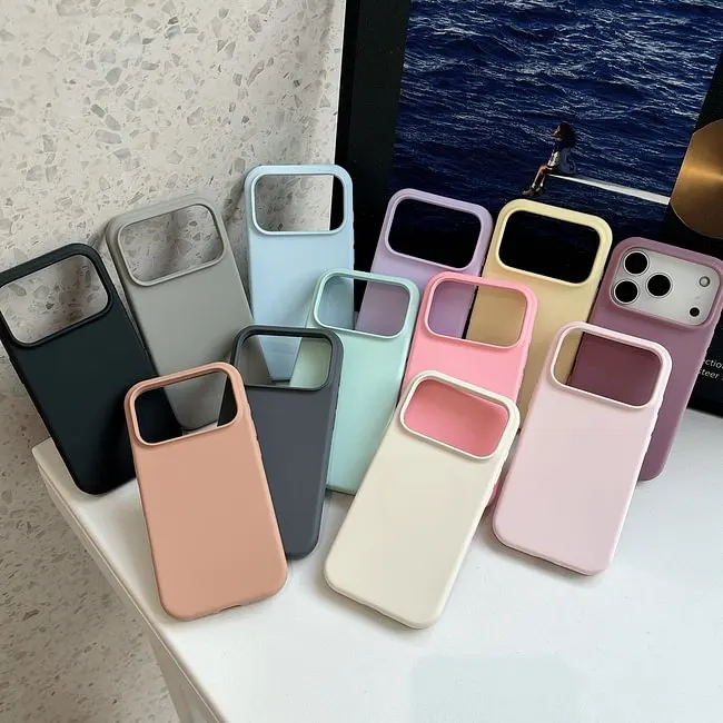 Liquid silicone magnetic wireless charging phone case for iPhone