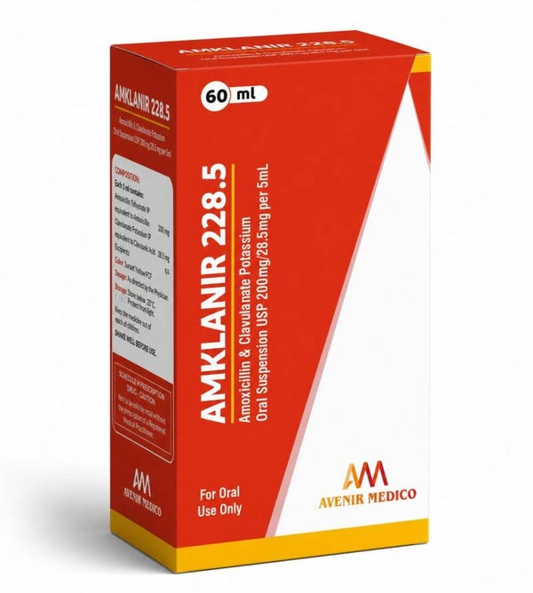 Amclanir  228.5 - Othter strength of Amoxiclav also availabe