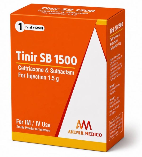 Ceftriaxone 1 mg with Salbactum 500 mg- other strength also available