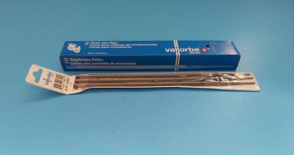 Vallorbe Round Chainsaw File - 7/32" 5.5MM 3 PACK