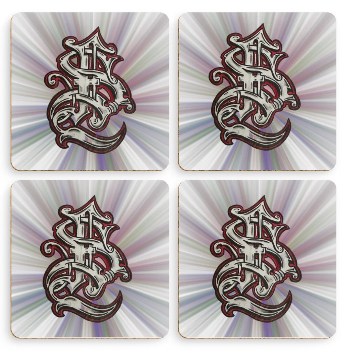 Signature Coaster set x4