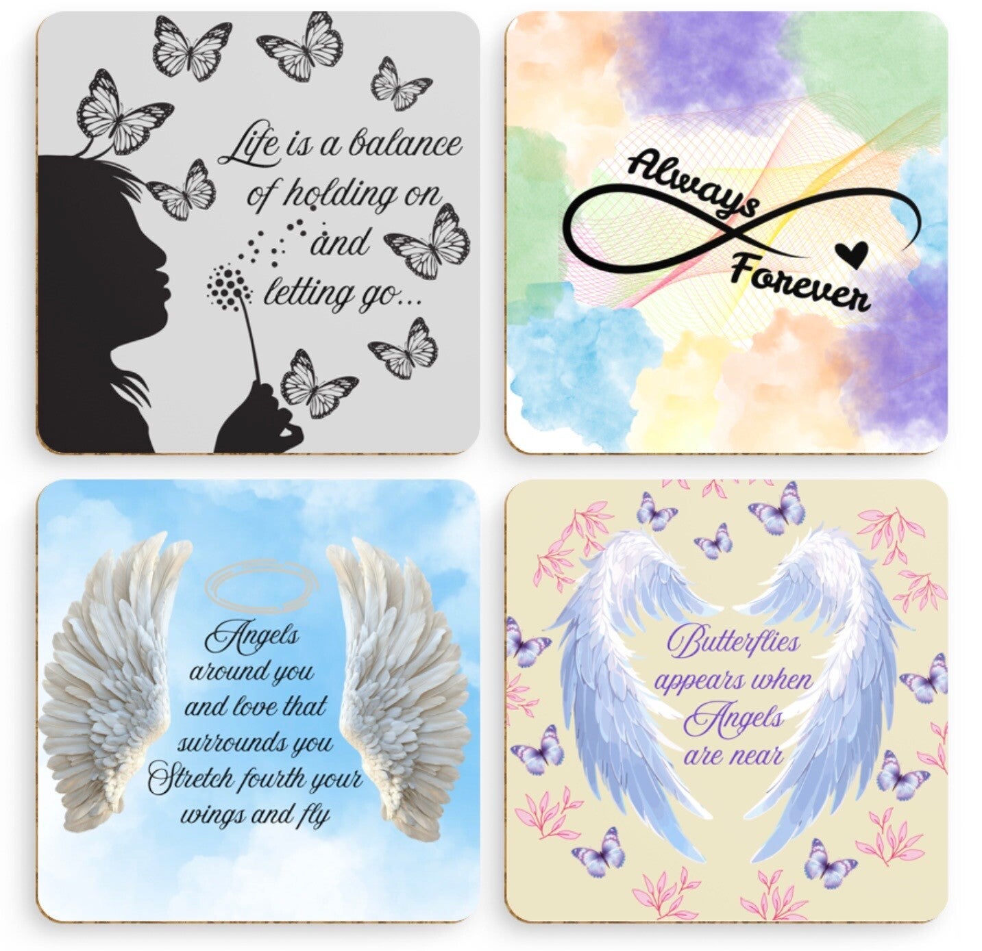 Coaster set x4 - Always