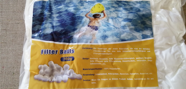 Balles pour filtration