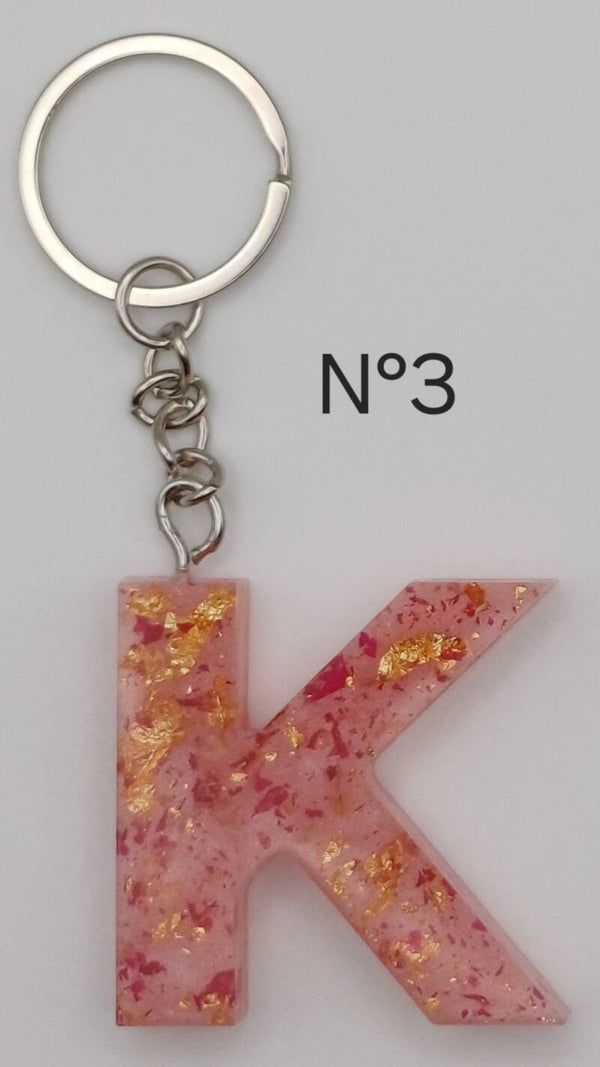 Porte-Clés Lettres de K à 0